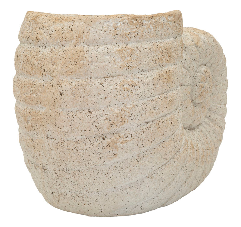 Vaso shell sand -a- cm 33x19x23 (apertura cm ø 13)