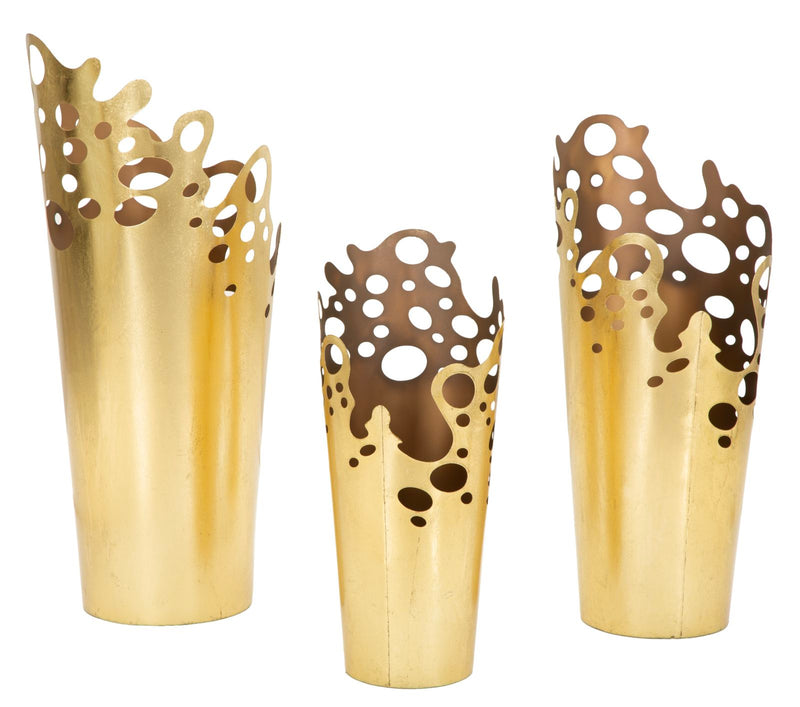 Mauro Ferretti Portavasi Saturn Tris 33 x 32,4 x 75,6-28,6 x 27,3 x 64,1-23,5 x 22,2 x 52,7 cm