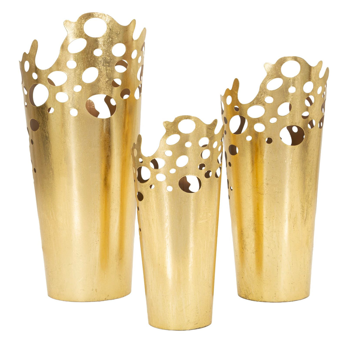 Mauro Ferretti Portavasi Saturn Tris 33 x 32,4 x 75,6-28,6 x 27,3 x 64,1-23,5 x 22,2 x 52,7 cm