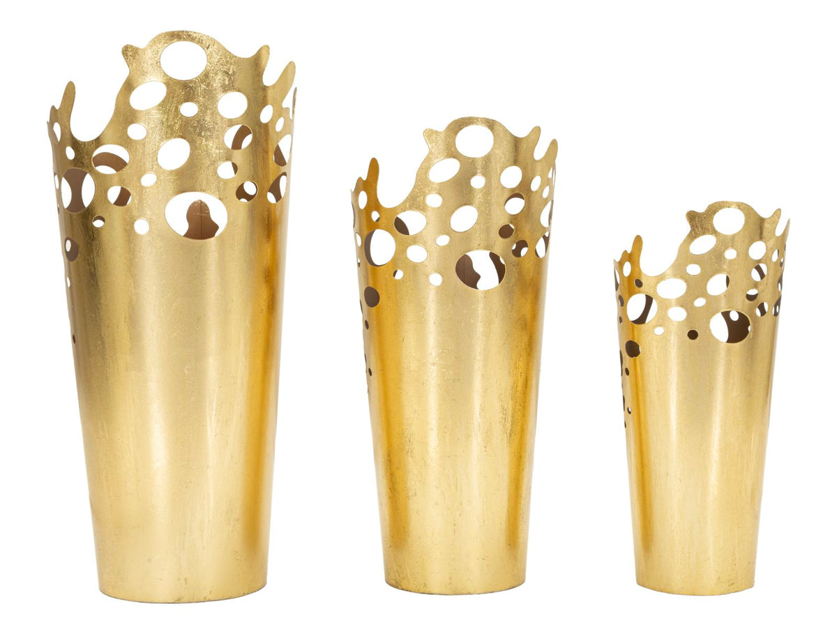 Mauro Ferretti Portavasi Saturn Tris 33 x 32,4 x 75,6-28,6 x 27,3 x 64,1-23,5 x 22,2 x 52,7 cm