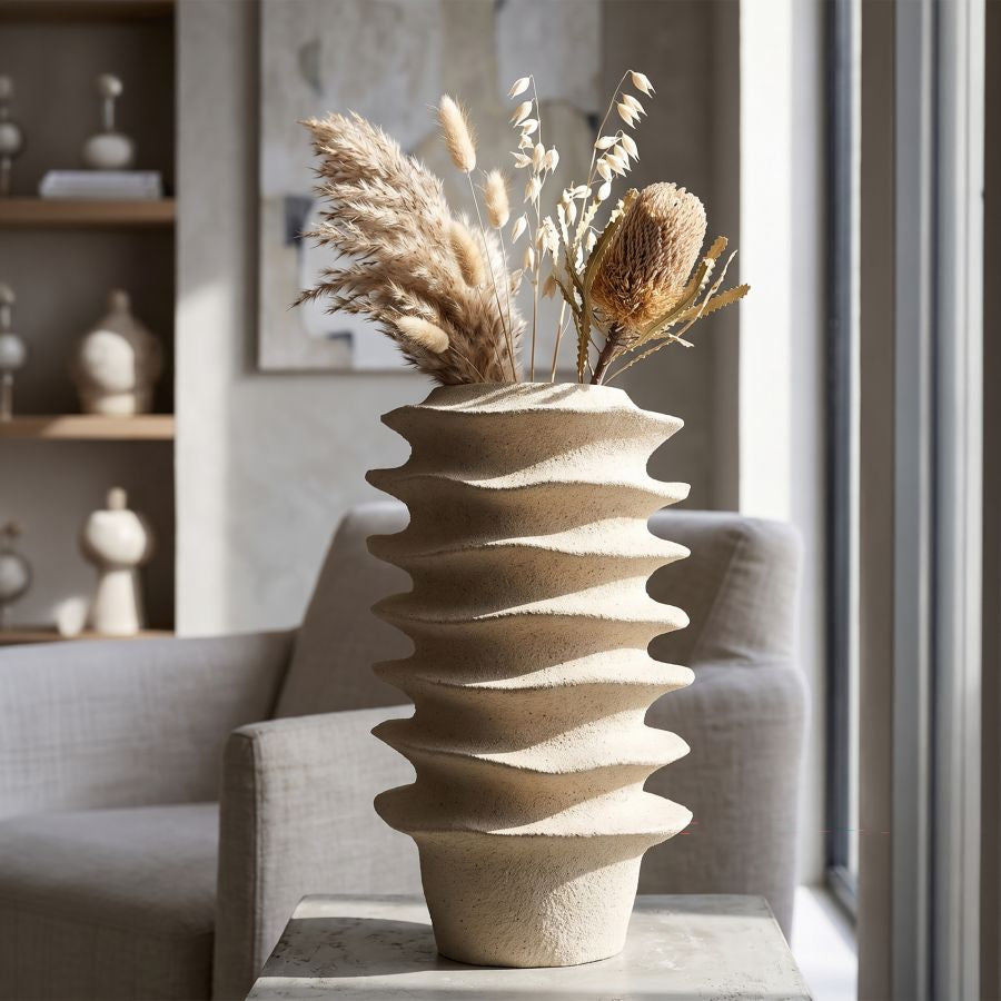 Vaso resina pagoda cm ø 29x47