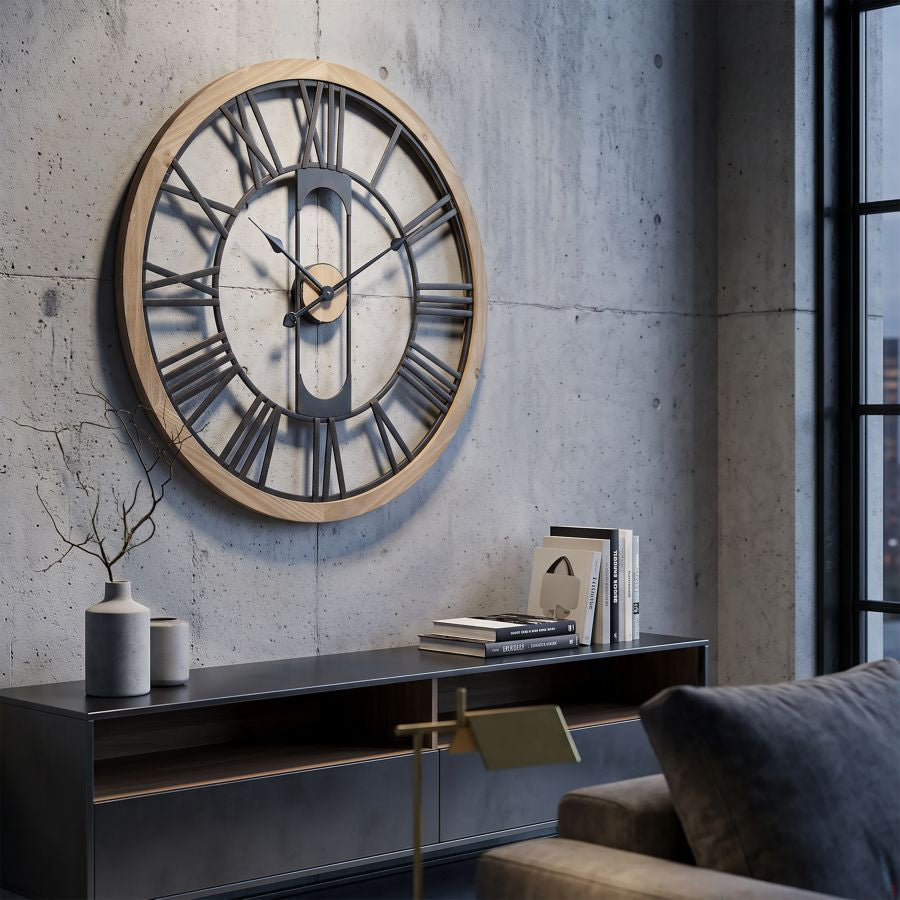 Orologio da muro industry cm ø 70x5