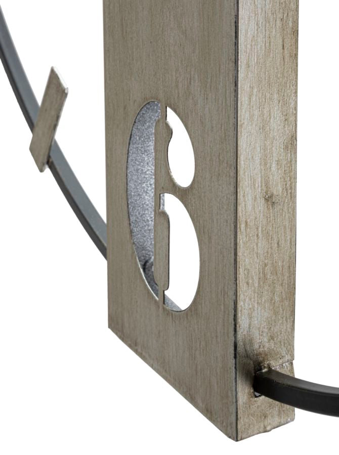 Mauro Ferretti Orologio da Muro Silvery 61 x 4,5 x 63 cm
