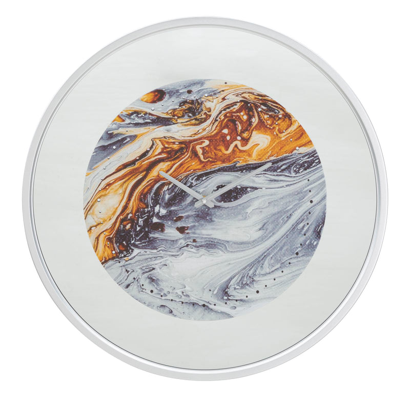 Mauro Ferretti Orologio da Muro Mirror Grey Ø 60 x 5 cm