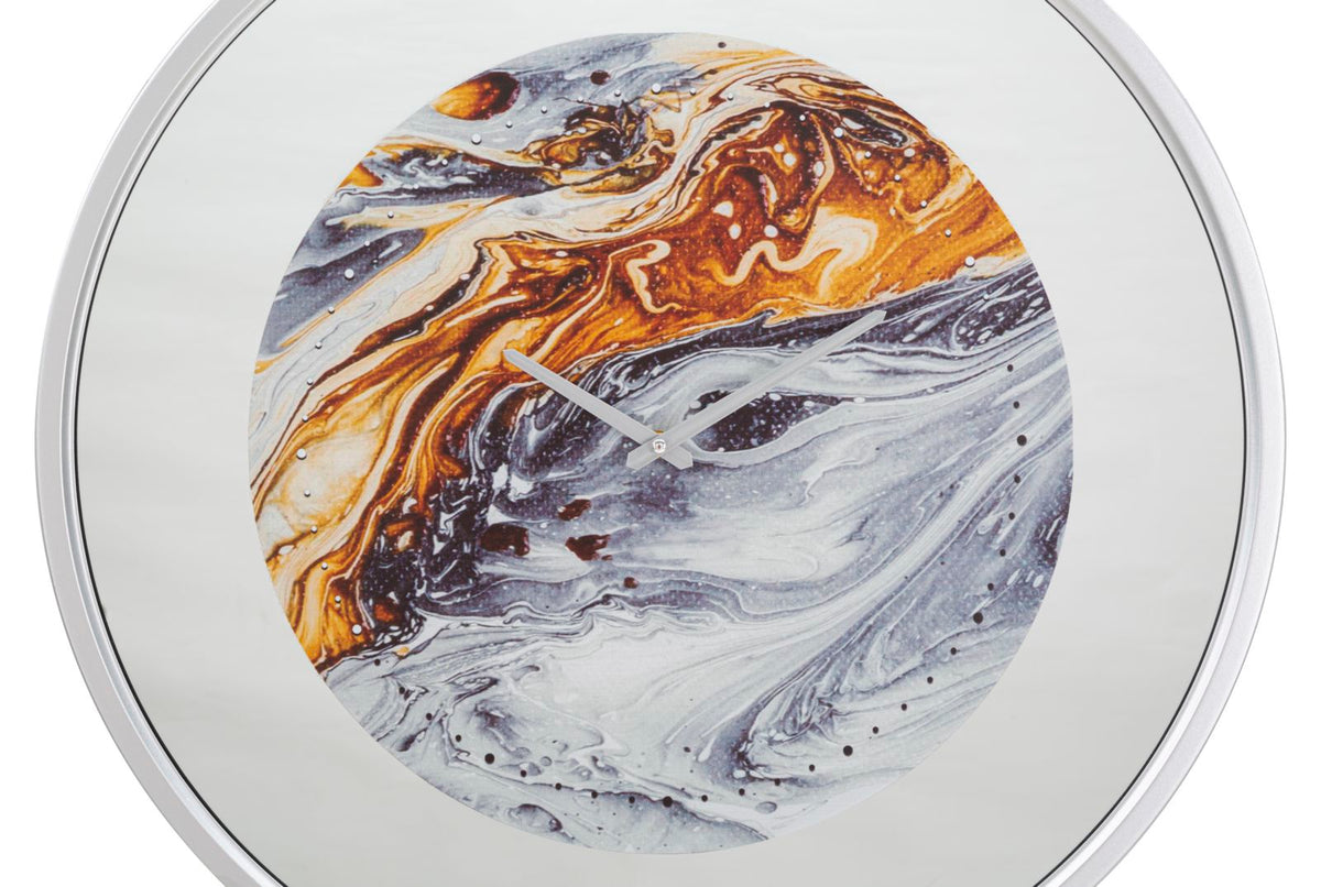 Mauro Ferretti Orologio da Muro Mirror Grey Ø 60 x 5 cm