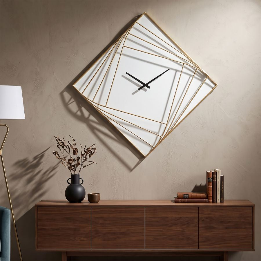 Mauro Ferretti Orologio da Muro Goldy Line 85 x 6 x 85 cm