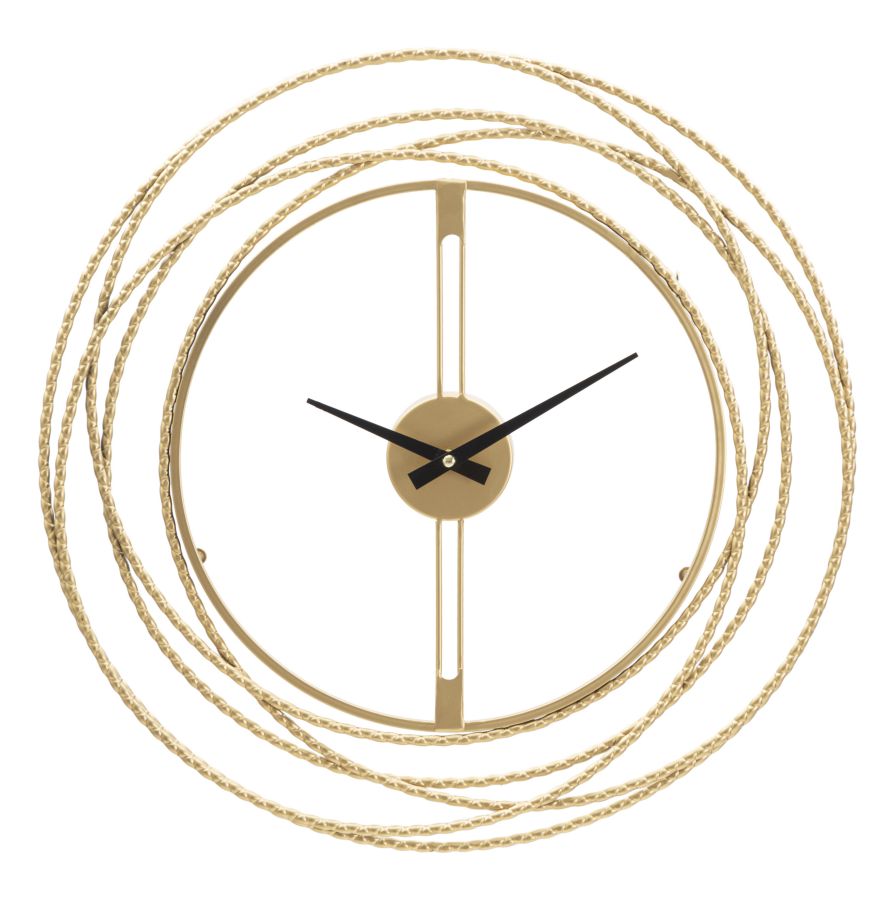 Mauro Ferretti Orologio da Muro Gold Strips Ø 50 x 4 cm