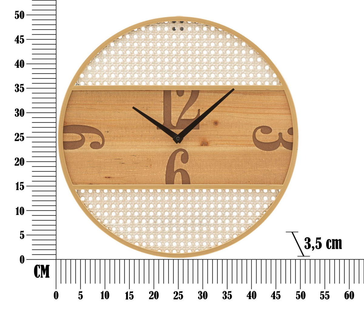 Mauro Ferretti Orologio Fuji Ø 50 x 3,5 cm