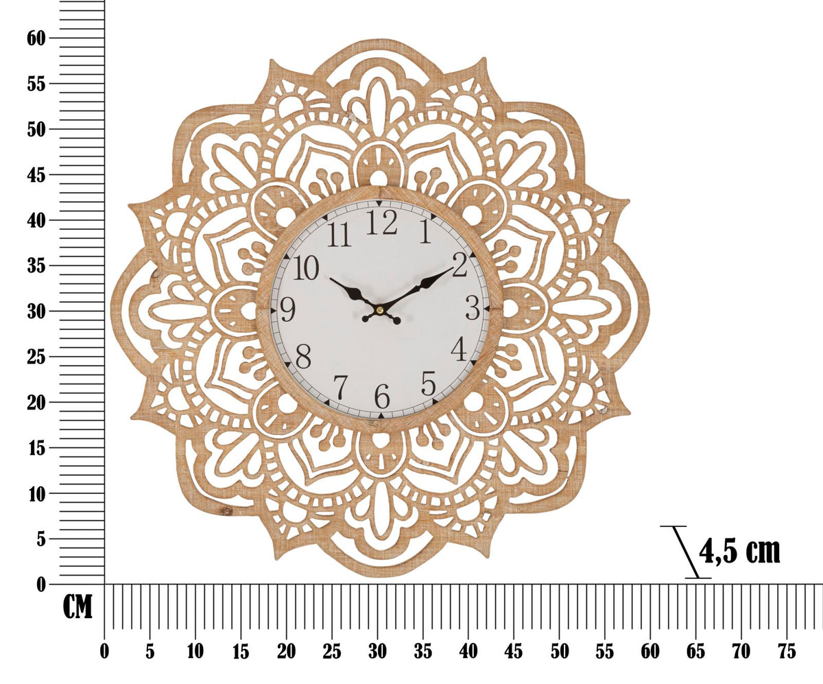 Mauro Ferretti Orologio da Muro Carving Ø 60 x 4,5 cm