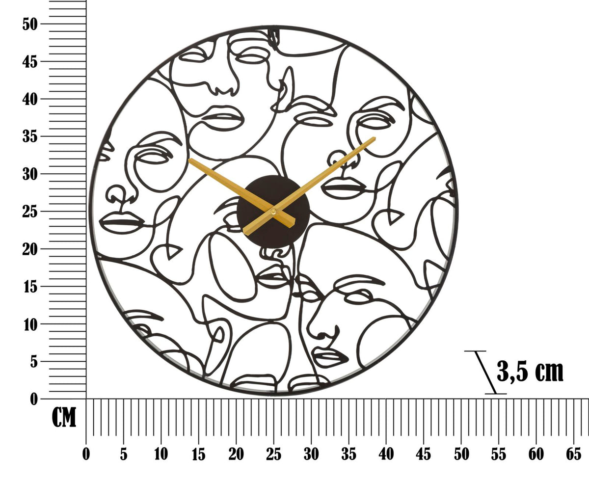 Mauro Ferretti Orologio da Muro Faces Ø 50 x 3,5 cm