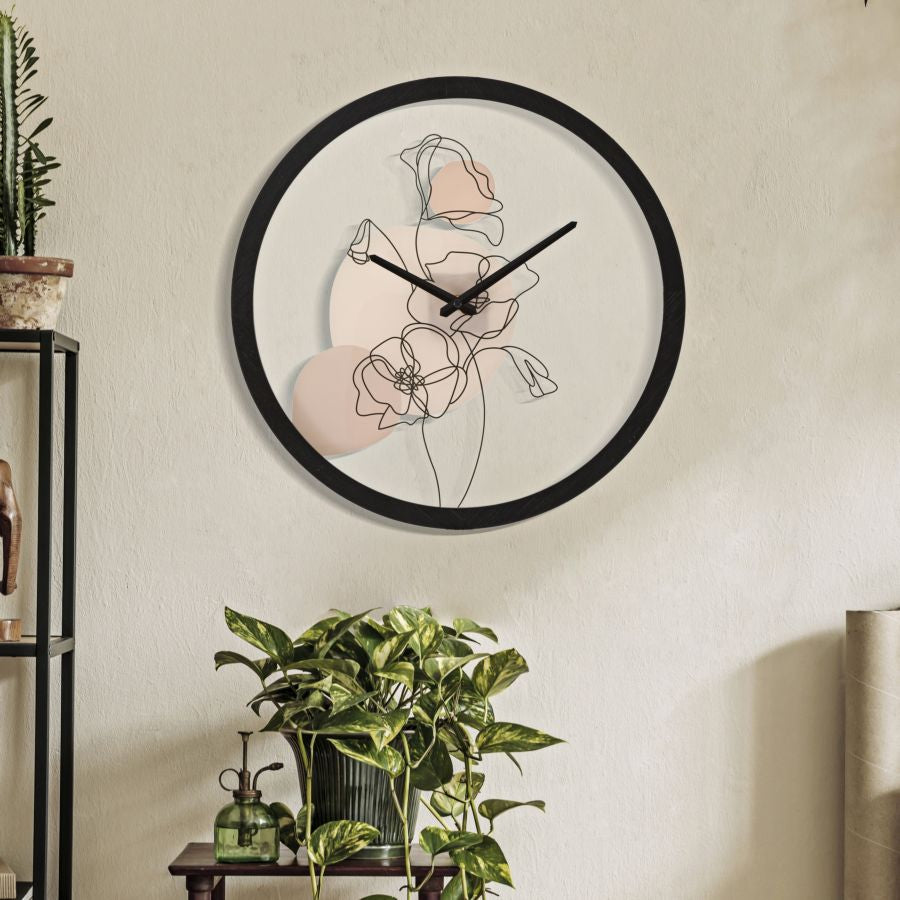Mauro Ferretti Orologio da Muro Flower -b- Ø 40 x 3,5 cm