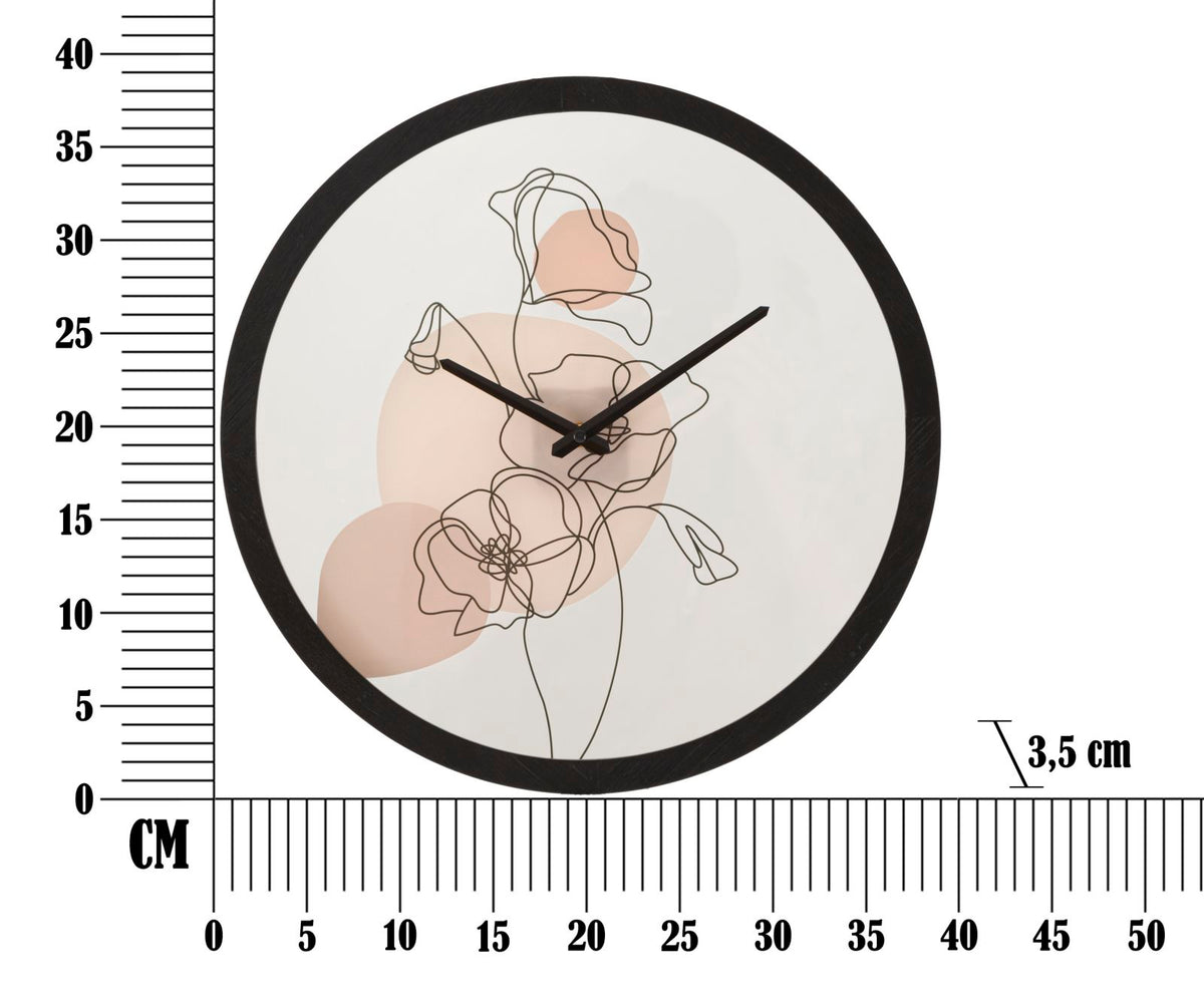 Mauro Ferretti Orologio da Muro Flower -b- Ø 40 x 3,5 cm
