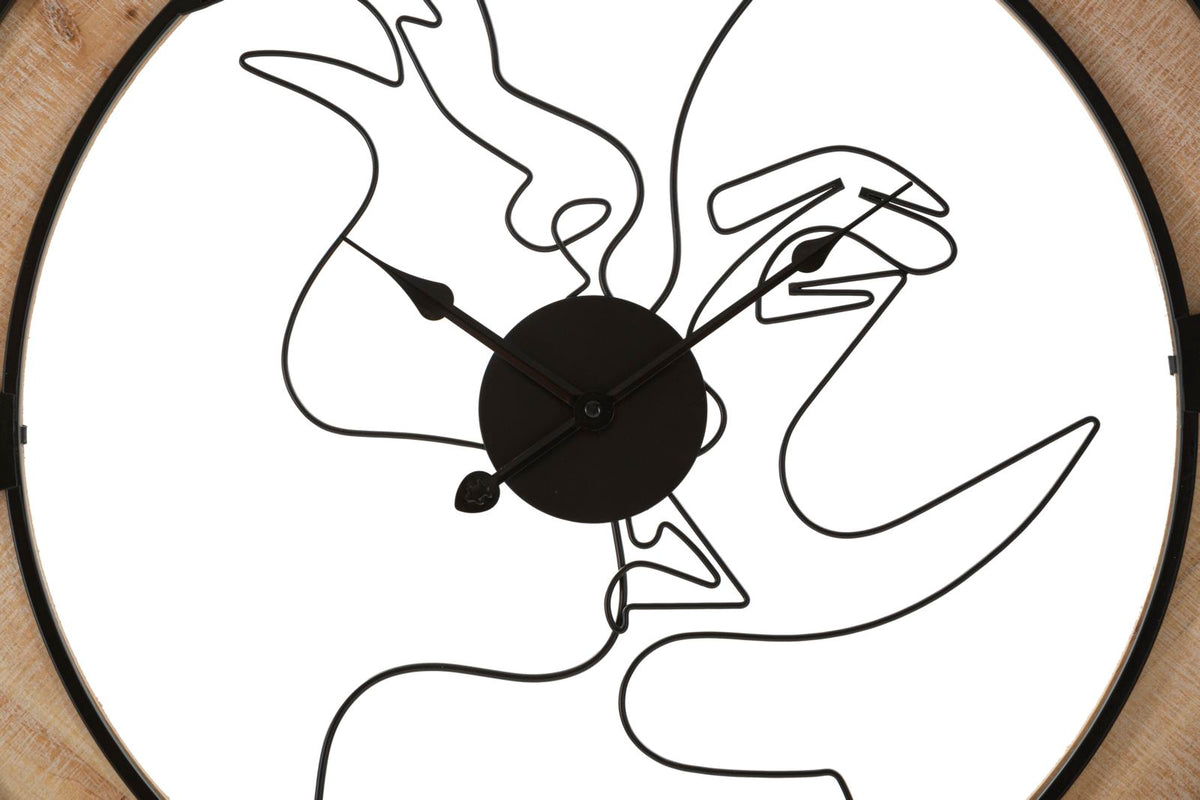 Mauro Ferretti Orologio da Muro Couple Ø 60 x 3 cm