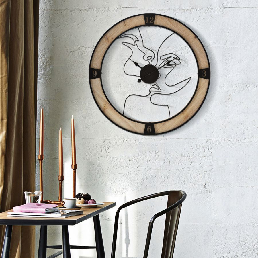 Mauro Ferretti Orologio da Muro Couple Ø 60 x 3 cm