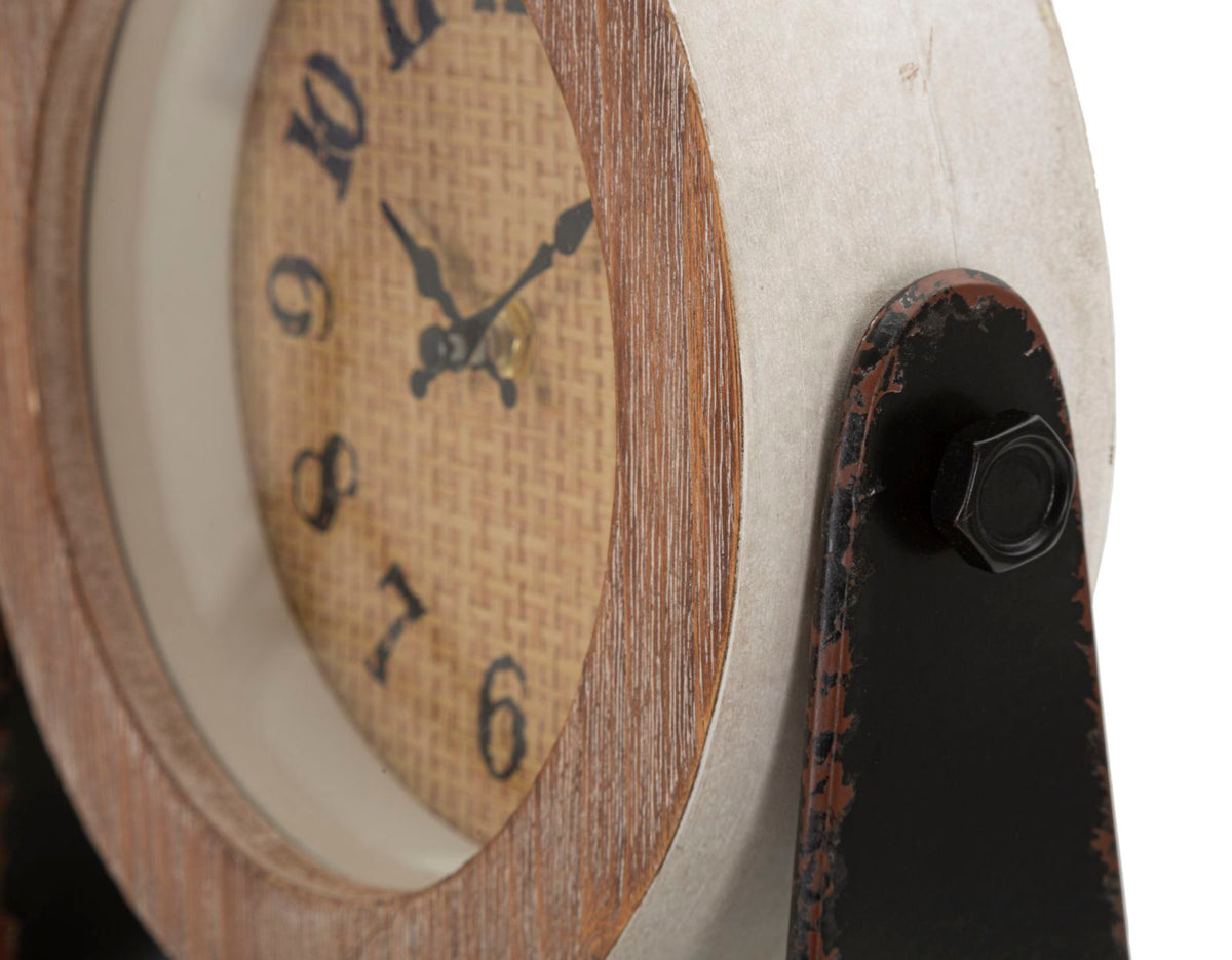 Mauro Ferretti Orologio da Tavolo Round 23,5 x 7 x 24 cm