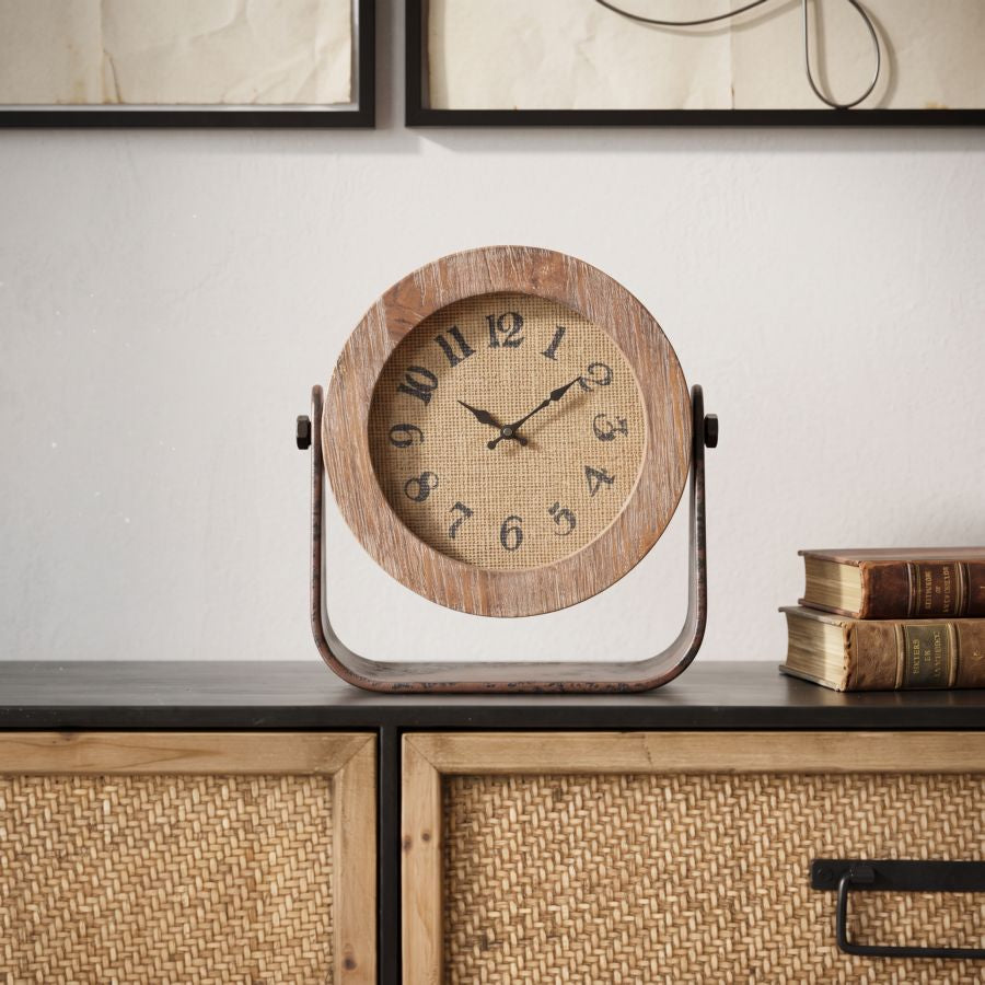 Mauro Ferretti Orologio da Tavolo Round 23,5 x 7 x 24 cm