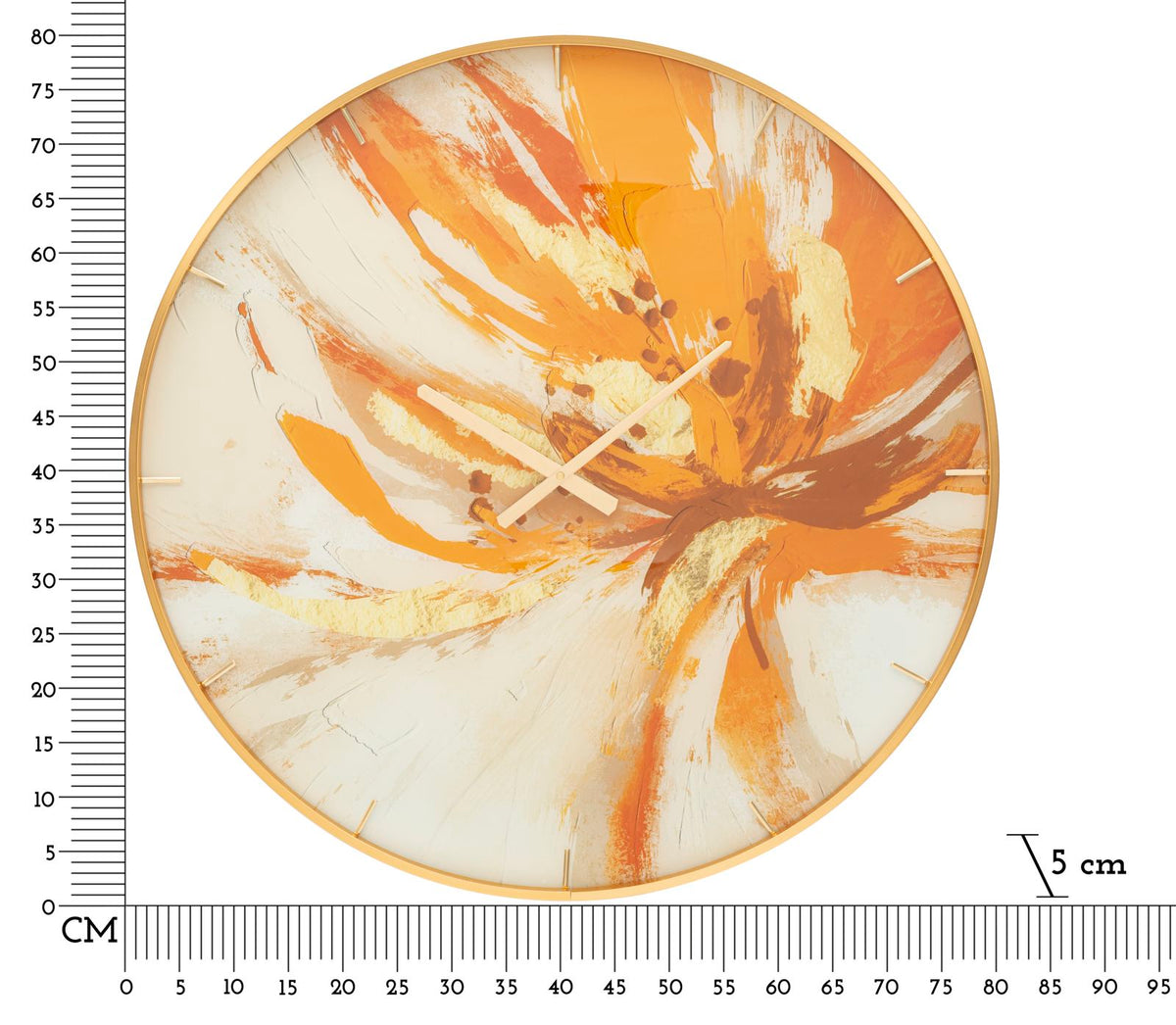 Mauro Ferretti Orologio Glass Toply Ø 80 x 5 cm