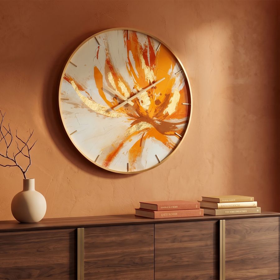 Mauro Ferretti Orologio Glass Toply Ø 60 x 5 cm