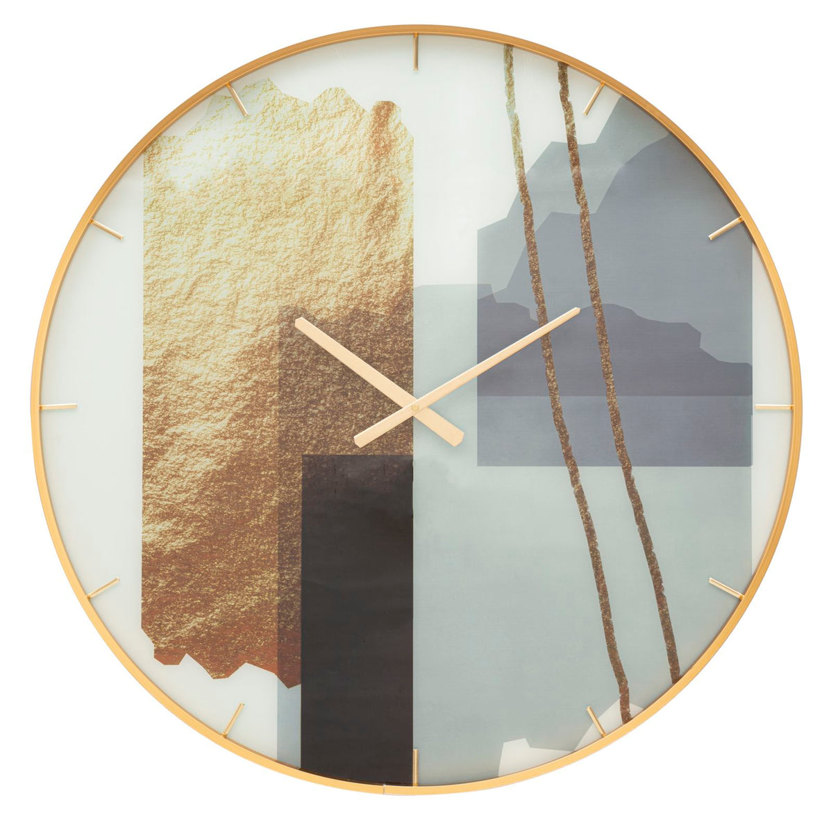 Mauro Ferretti Orologio Glass Motif Ø 80 x 5 cm