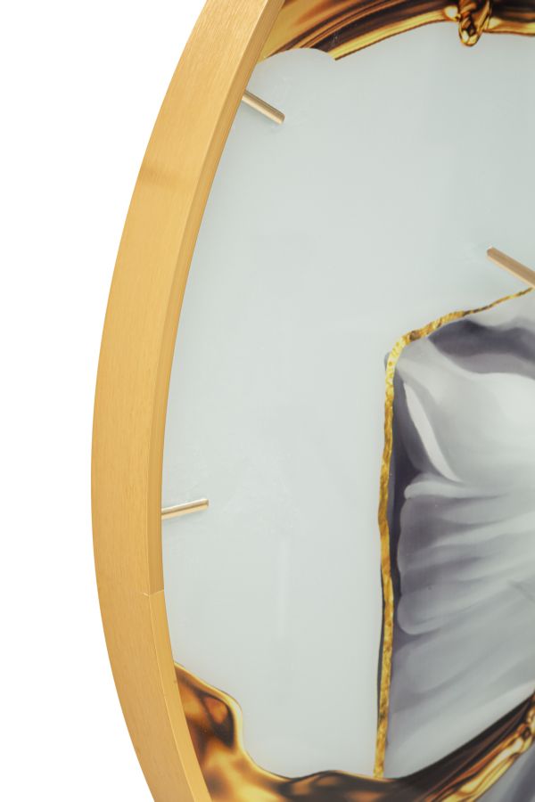 Mauro Ferretti Orologio Glass Rose Ø 80 x 5 cm