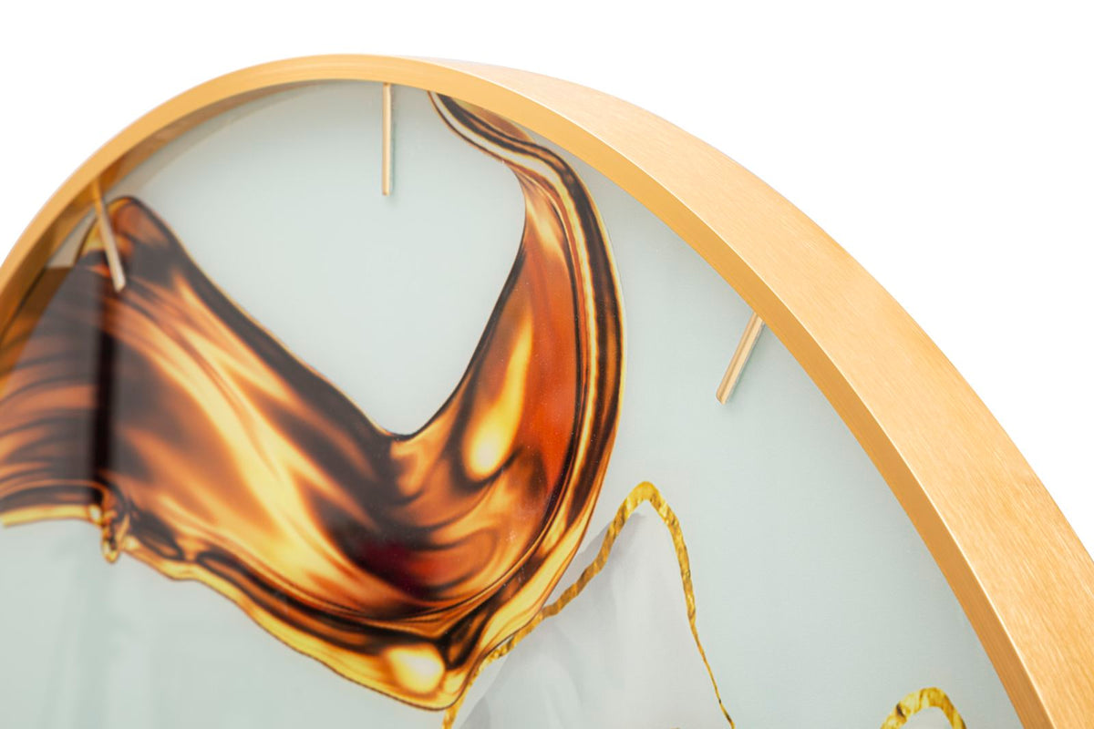 Mauro Ferretti Orologio Glass Rose Ø 80 x 5 cm