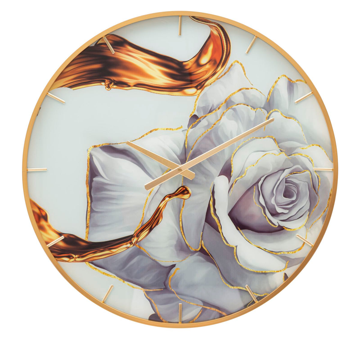 Mauro Ferretti Orologio Glass Rose Ø 60 x 5 cm