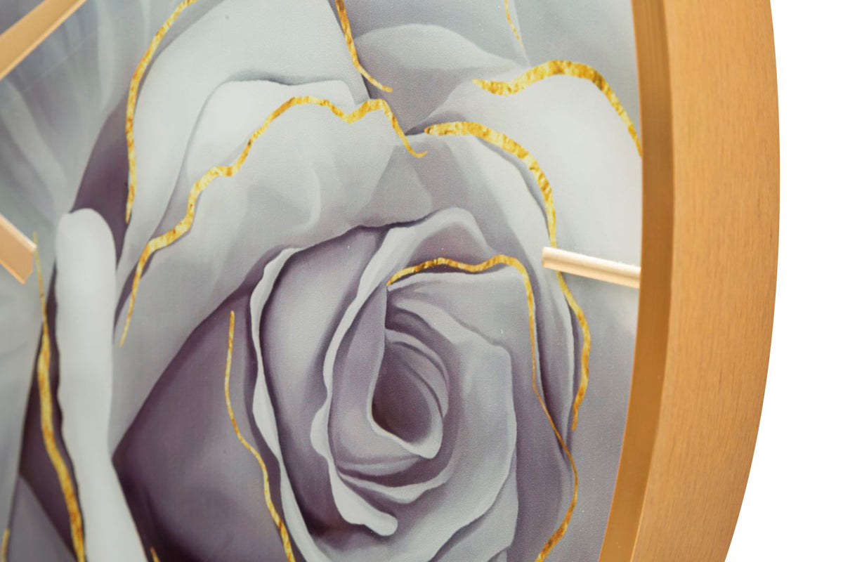 Mauro Ferretti Orologio Glass Rose Ø 60 x 5 cm