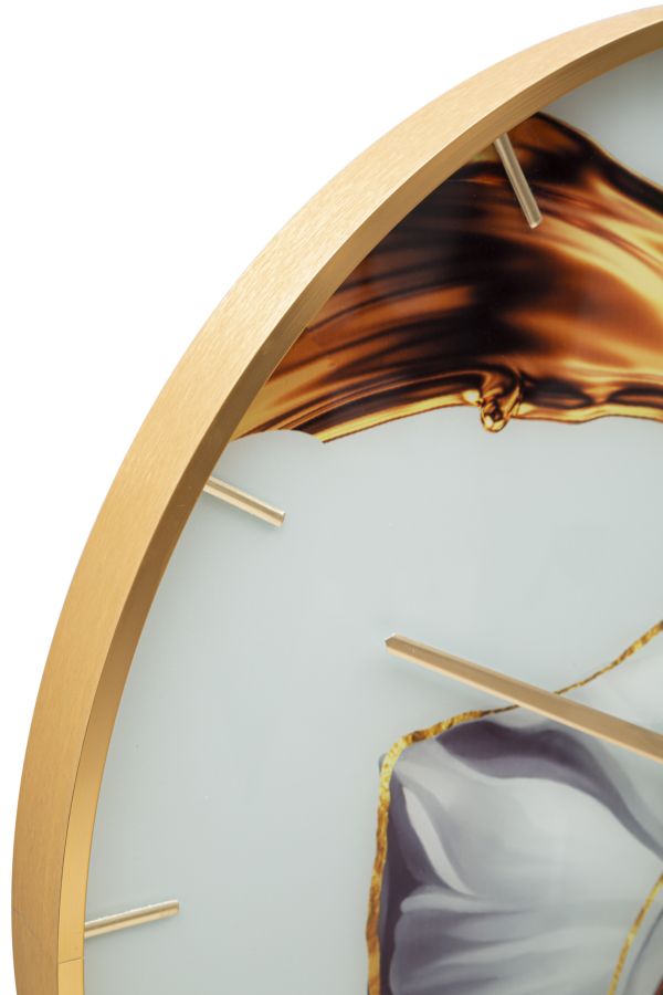 Mauro Ferretti Orologio Glass Rose Ø 60 x 5 cm