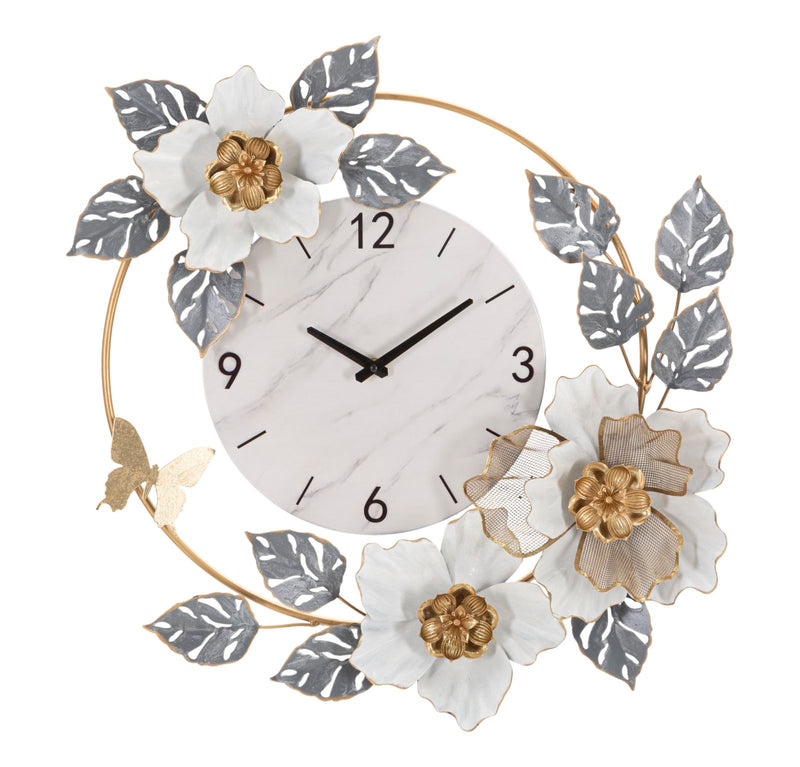 Mauro Ferretti Orologio da Muro Flowers 64 x 8 x 64 cm