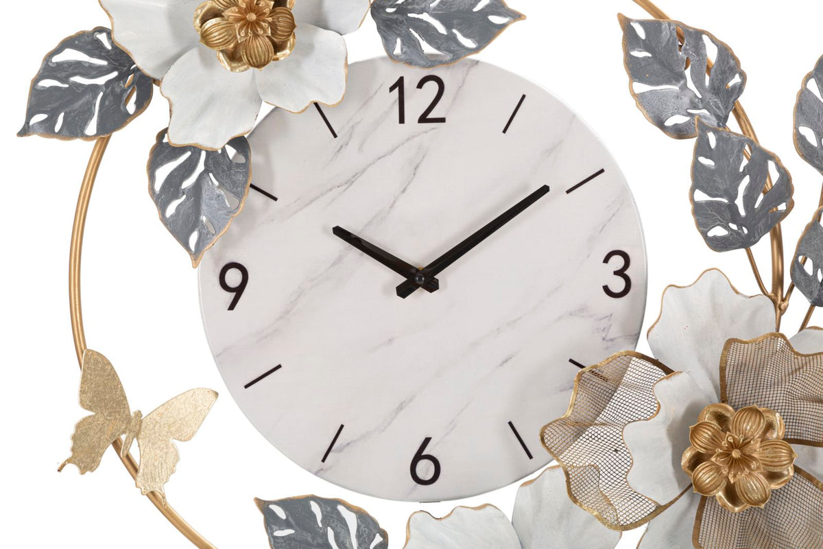 Mauro Ferretti Orologio da Muro Flowers 64 x 8 x 64 cm