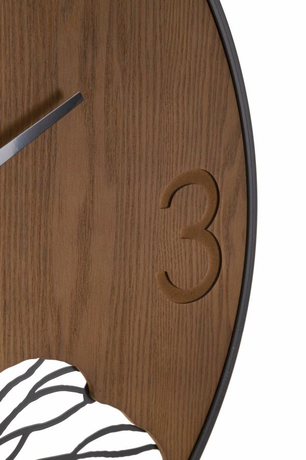Mauro Ferretti Orologio da Muro Wood/leaf Ø 60 x 2 cm
