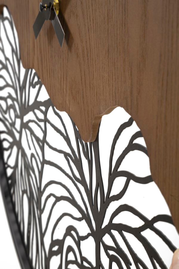 Mauro Ferretti Orologio da Muro Wood/leaf Ø 60 x 2 cm