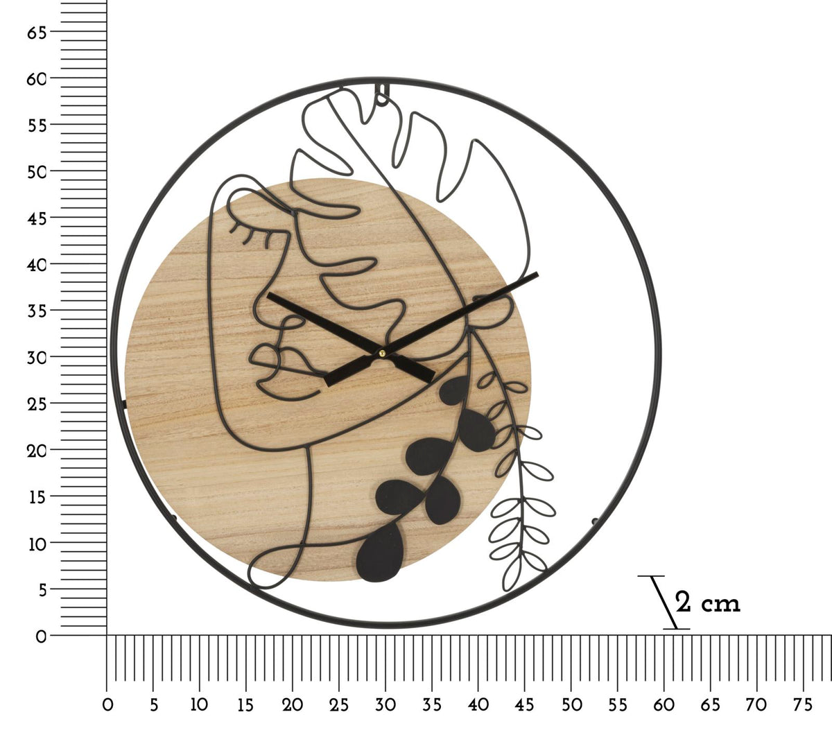 Orologio da muro elegant -a- cm ø 60x2