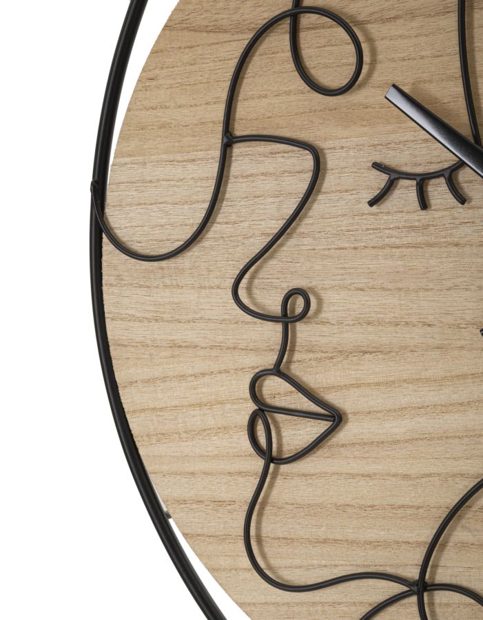 Orologio da muro elegant -b- cm ø 60x2