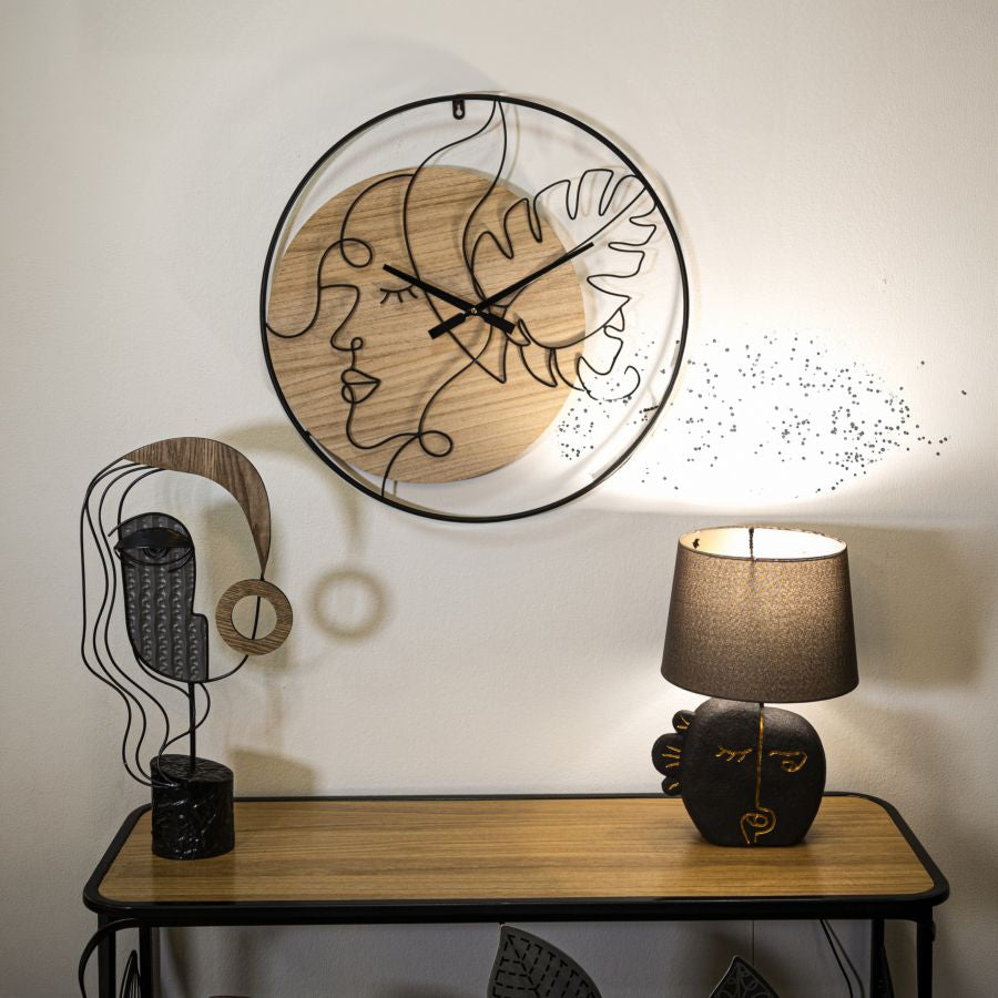 Orologio da muro elegant -b- cm ø 60x2