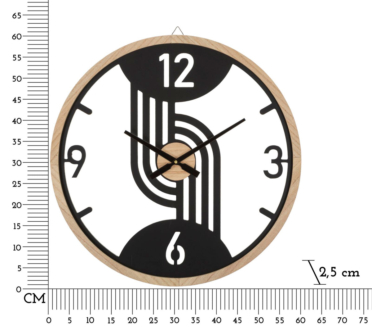 Mauro Ferretti Orologio da Muro Clips Ø 60 x 2,5 cm