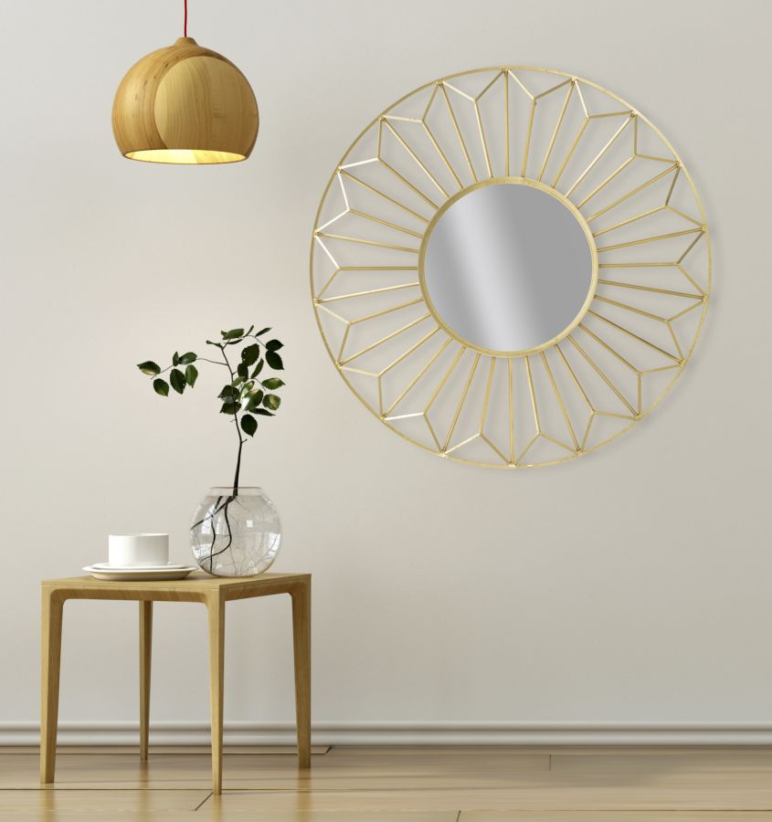 Mauro Ferretti Specchio Glam Ozih Ø 107 x 10 cm (misura Interna 43)