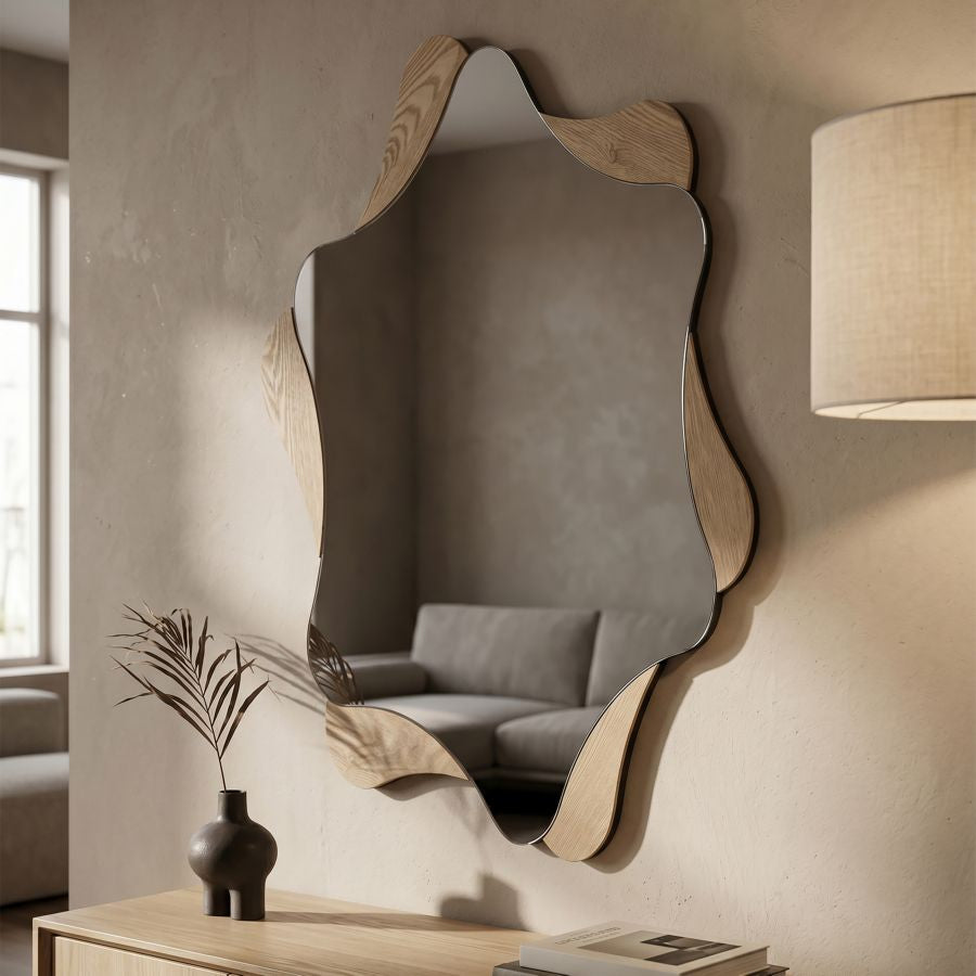 Mauro Ferretti Specchio da Muro Star Ø 80 x 1 cm (misura Specchio 65 x 74)