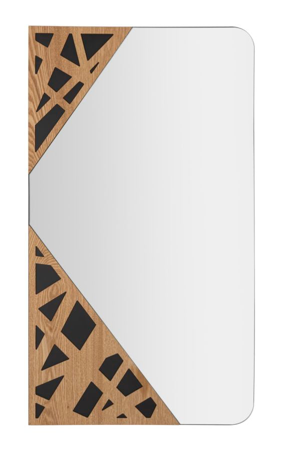 Mauro Ferretti Specchio da Muro Angle 50 x 1 x 90 cm (misura Specchio 50 x 90)
