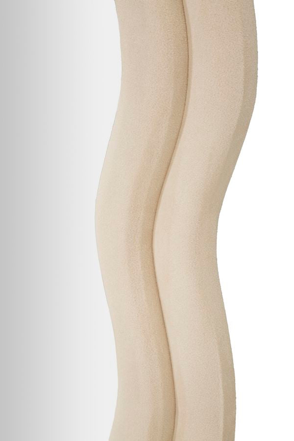 Mauro Ferretti Specchio da Muro Miki Velluto Crema 60 x 4 x 160 cm (misura Specchio 39 x 135)