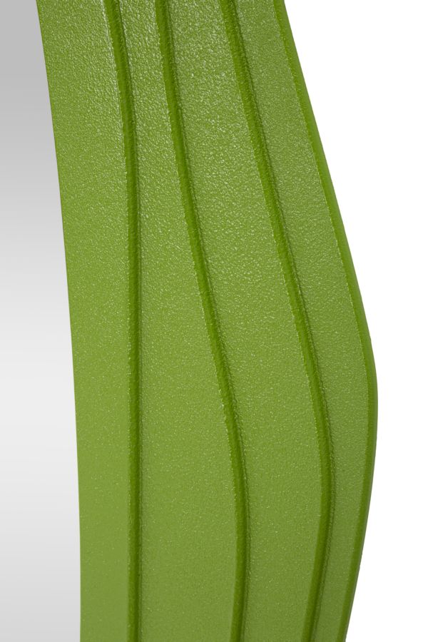 Specchio da muro dafne verde cm 90x4x165 (misura specchio cm 46x107)