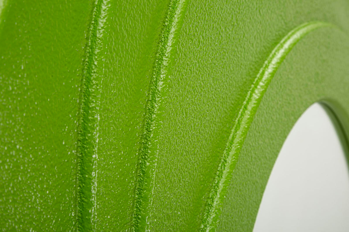 Specchio da muro dafne verde cm 90x4x165 (misura specchio cm 46x107)