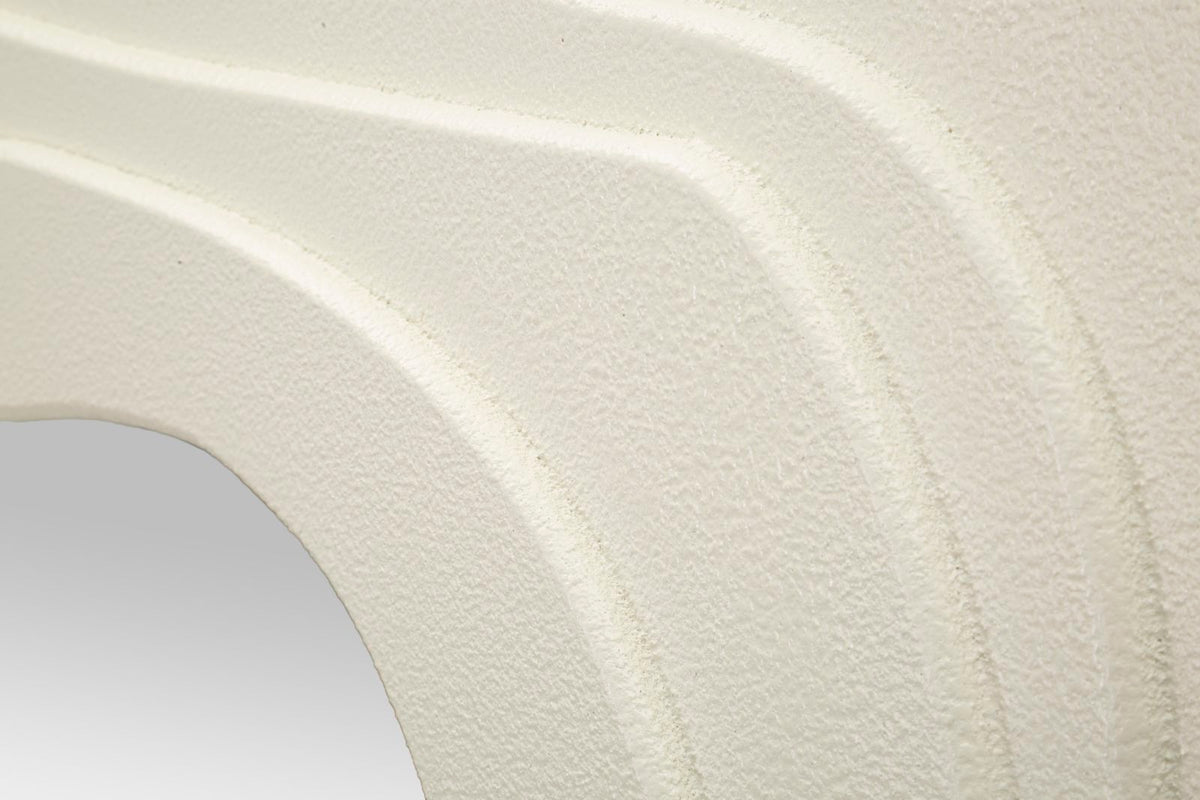 Specchio da muro dalia bianco cm 90x4x97 (misura specchio cm 43x45)