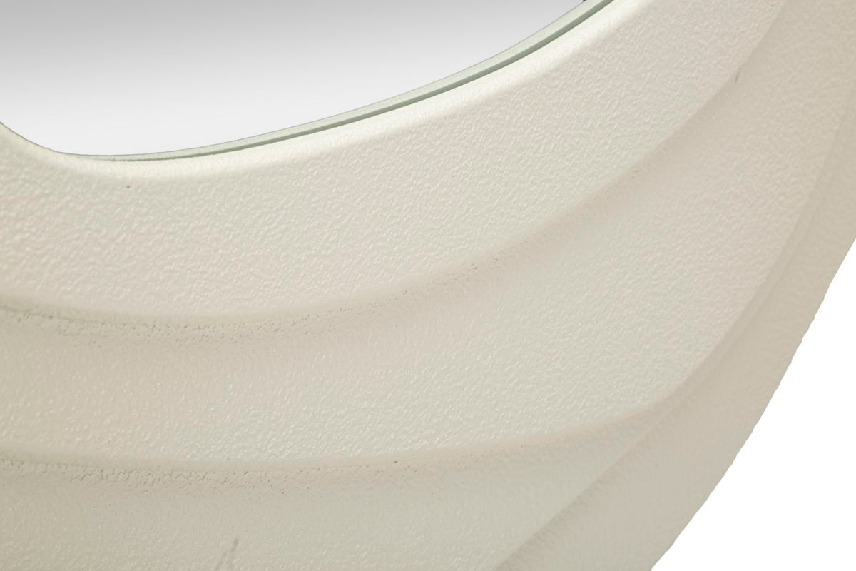 Specchio da muro dalia bianco cm 90x4x97 (misura specchio cm 43x45)