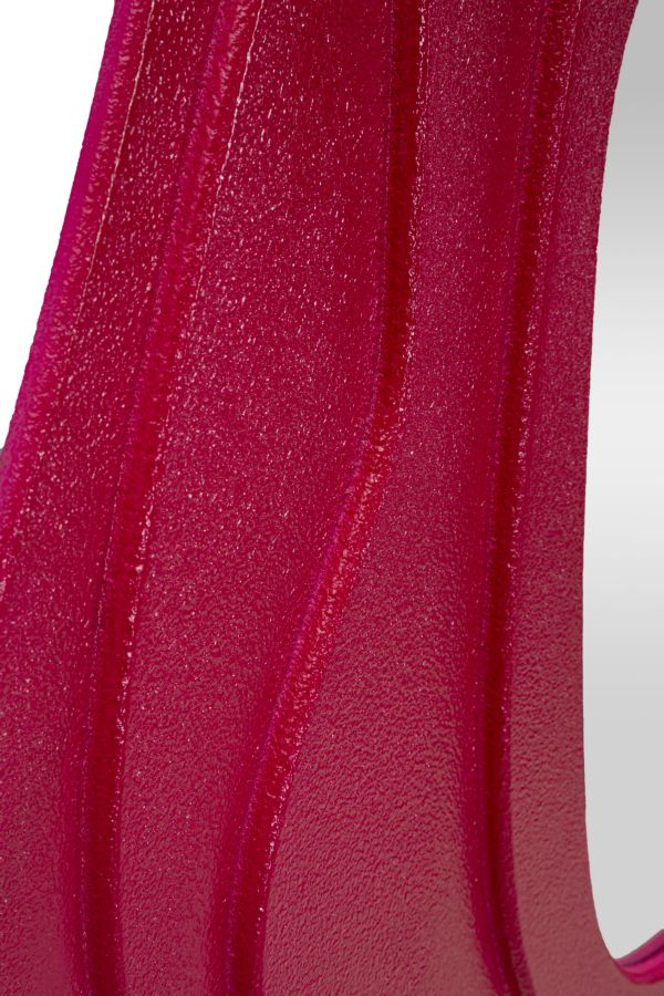 Specchio da muro dalia fuxia cm 90x4x97 (misura specchio cm 43x45)