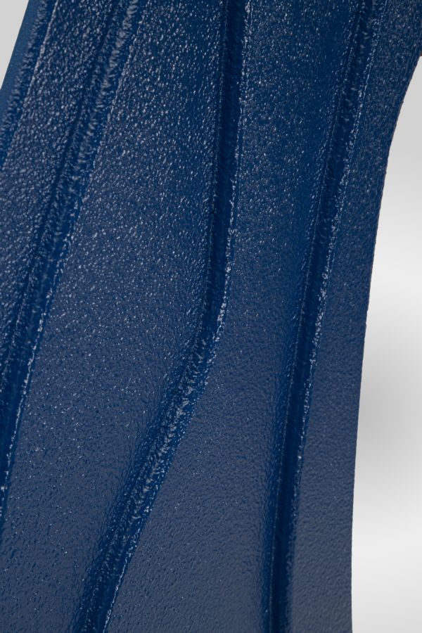 Specchio da muro dalia blu cm 90x4x97 (misura specchio cm 43x45)