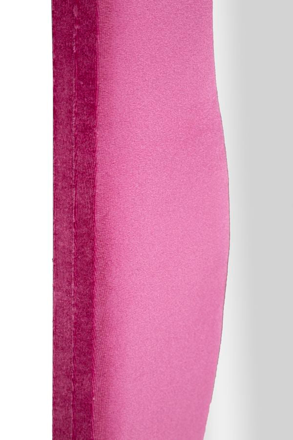 Specchio da muro theodor fuxia cm 60x4x160 (misura specchio cm 42x142)