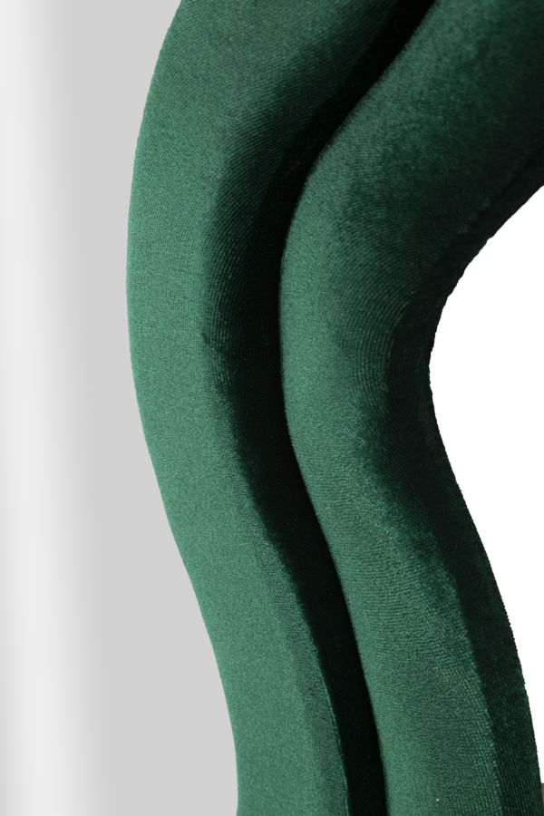 Specchio da muro monica verde cm 58x4x160 (misura specchio cm 39x124)