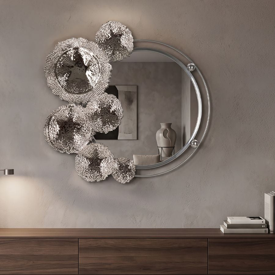 Specchio kandi cm 85x7x80,6 (misura specchio cm ø 55)