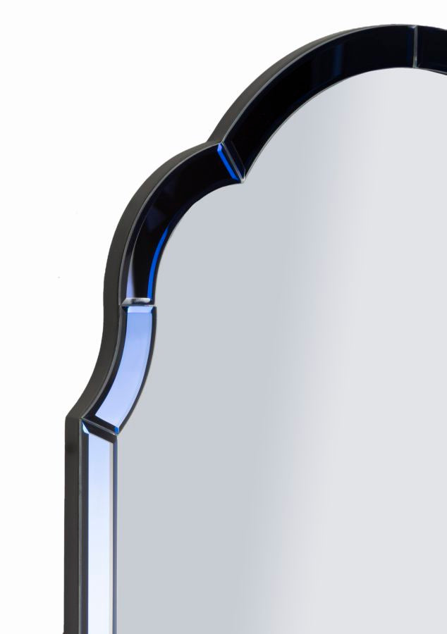 Specchio da muro tangeri blu cm 55x2x150 (misura specchio cm 49x144)